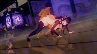 原神NTR 巨乳雷电将军 战败惩罚 中文字幕