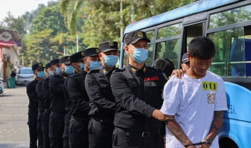 勐拉经打洛口岸移交18名中国籍涉诈人员 今年三批已累计63人